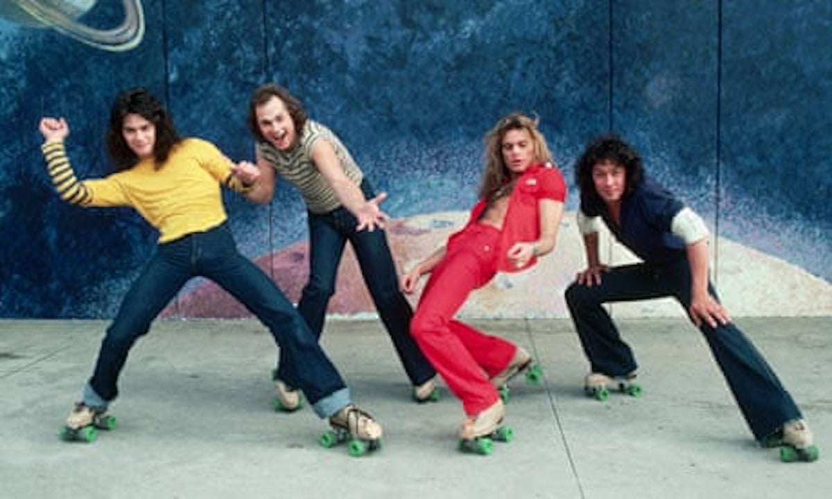 Van Halen on roller-skates