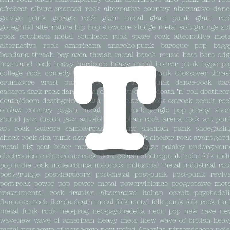 featured image for rock genres that start with t