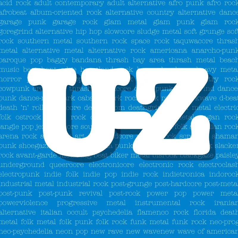 featured image for rock genres beginning with u-z
